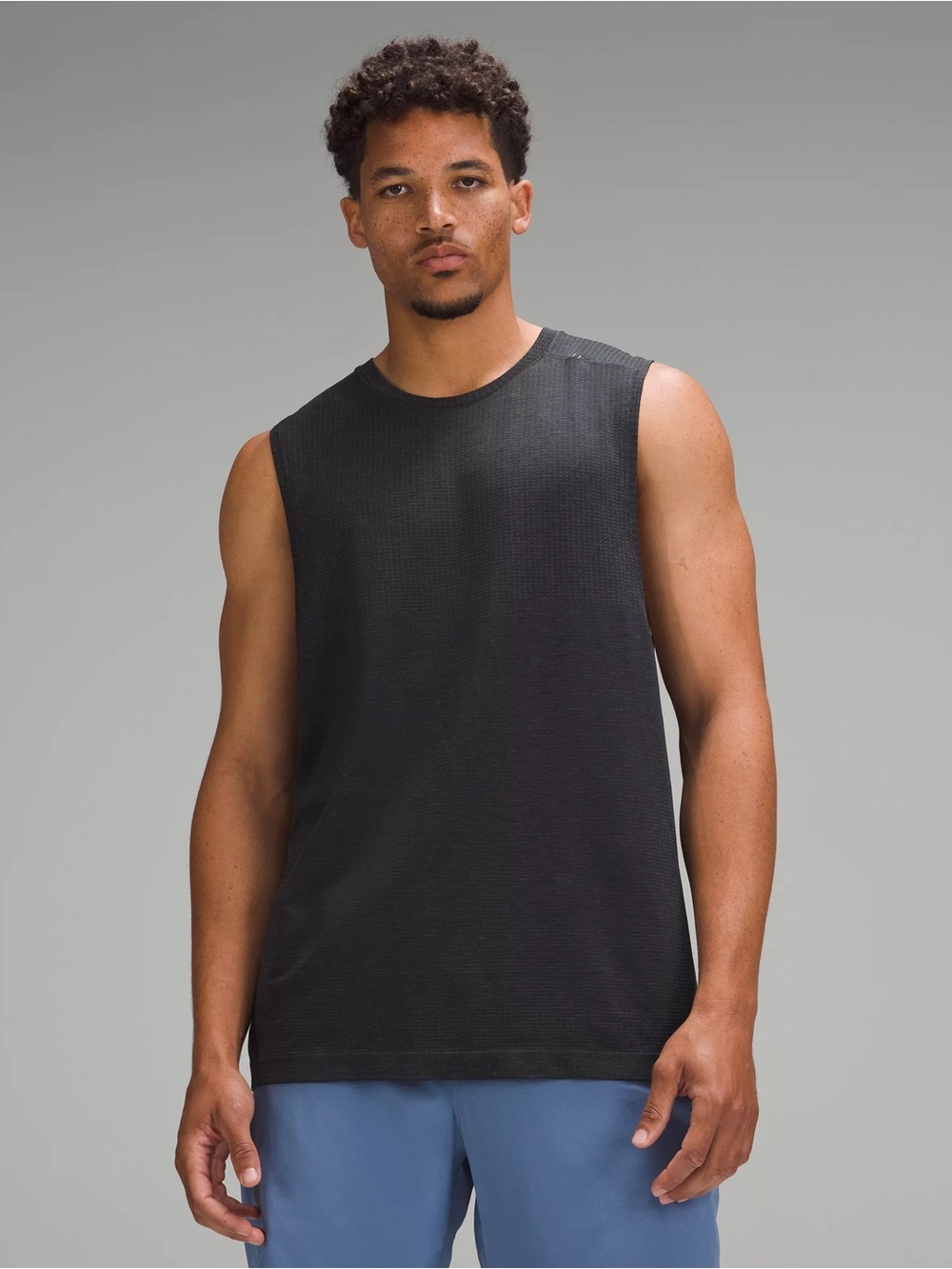 Lululemon Men’s Metal Vent Tech Sleeveless Shirt - Gray Size Large